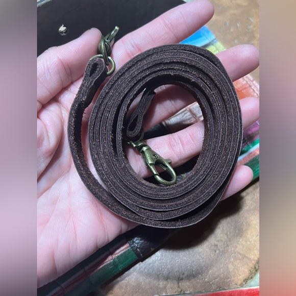 Keep It Gypsy Allie Upcycled & Leather Serape Mini Cellphone Crossbody - Picture 10 of 14